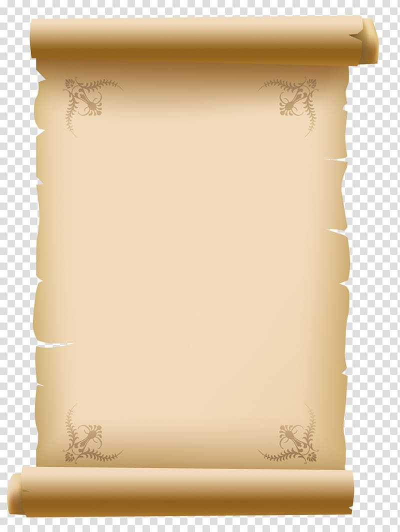 Paper Scroll , Paper Transparent Background Png Clipart Throughout Scroll Paper Template Word