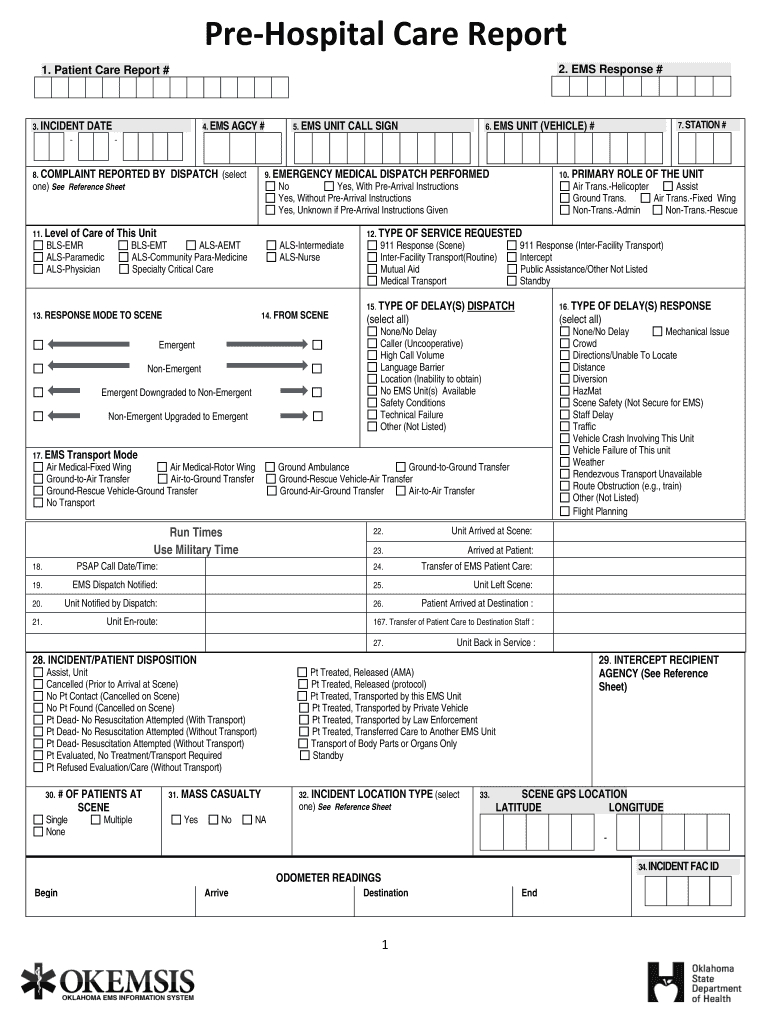 Patient Care Report Template – Fill Out And Sign Printable Pdf Template |  Signnow Pertaining To Patient Care Report Template