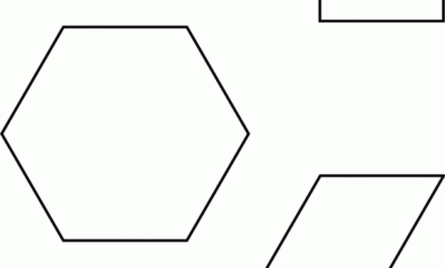 Pattern Blocks Clipart regarding Blank Pattern Block Templates