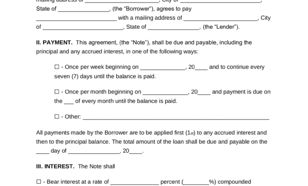 Personal Loan Agreement Sample Pdf - Falep.midnightpig.co regarding Blank Loan Agreement Template