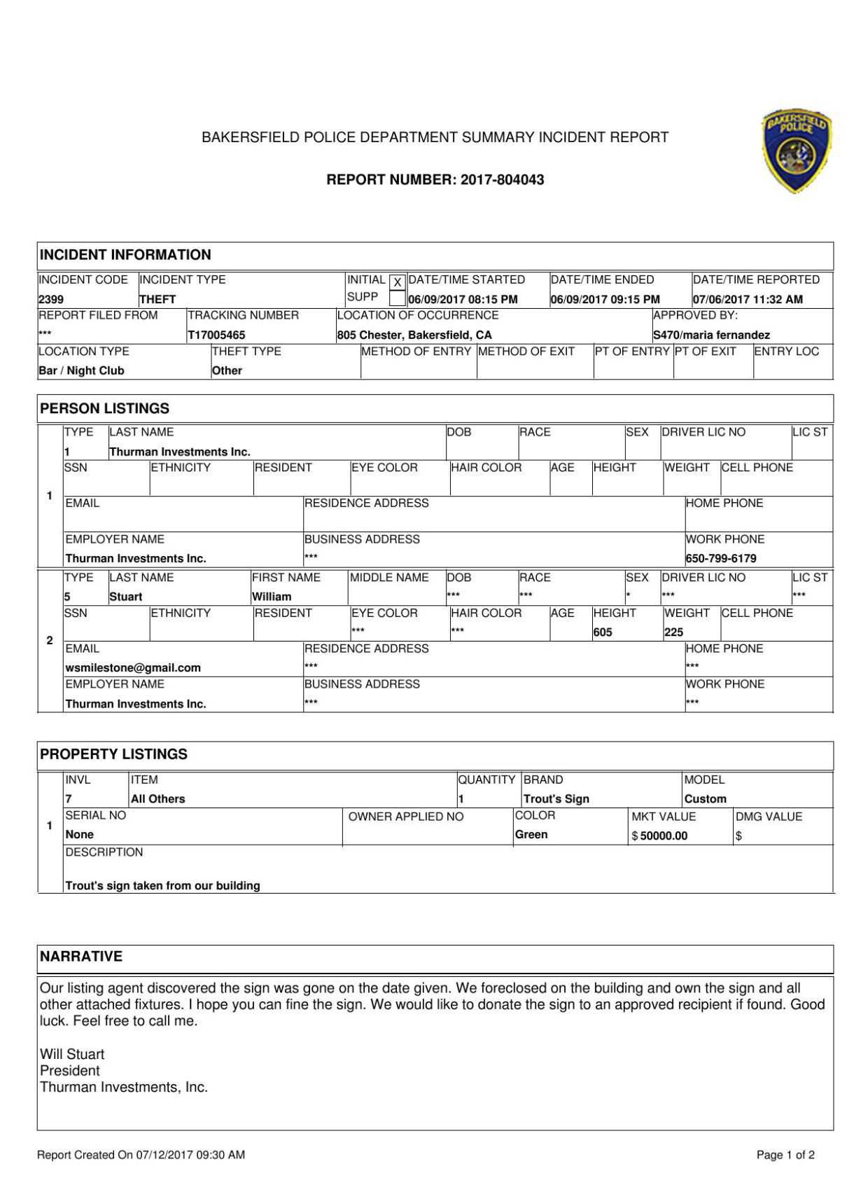 Police Incident Report – Calep.midnightpig.co With Regard To Police Incident Report Template