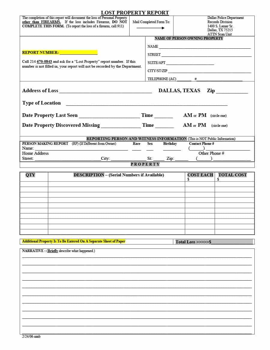 Police Report Template – Dalep.midnightpig.co With Blank Police Report Template