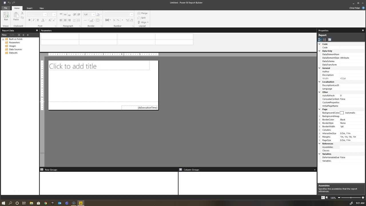 Power Bi Report Builder – Power Bi | Microsoft Docs Pertaining To Report Builder Templates