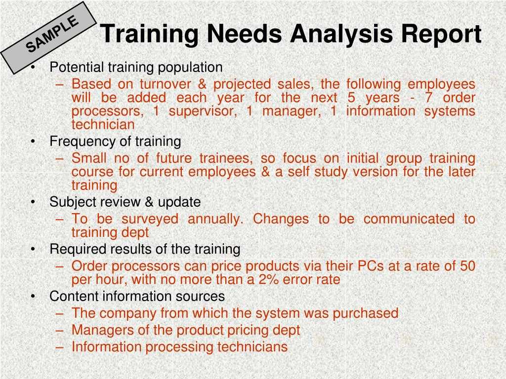 Ppt – Needs Assessment & Analysis Powerpoint Presentation For Training Needs Analysis Report Template