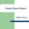 Ppt – Project Closure Report Powerpoint Presentation, Free For Project Closure Report Template Ppt
