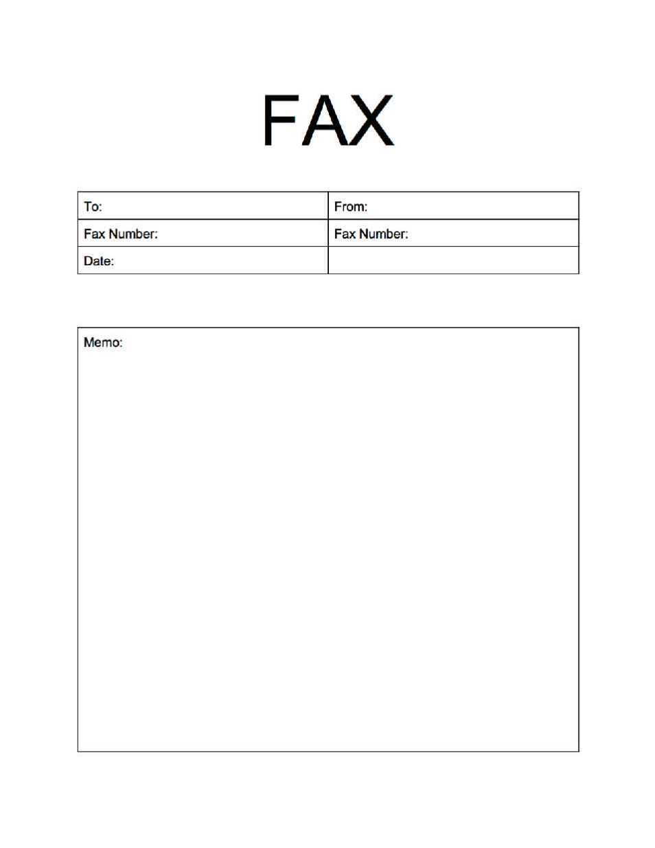 Printable Fax Cover Sheet Template For Fax Cover Sheet Template Word 2010
