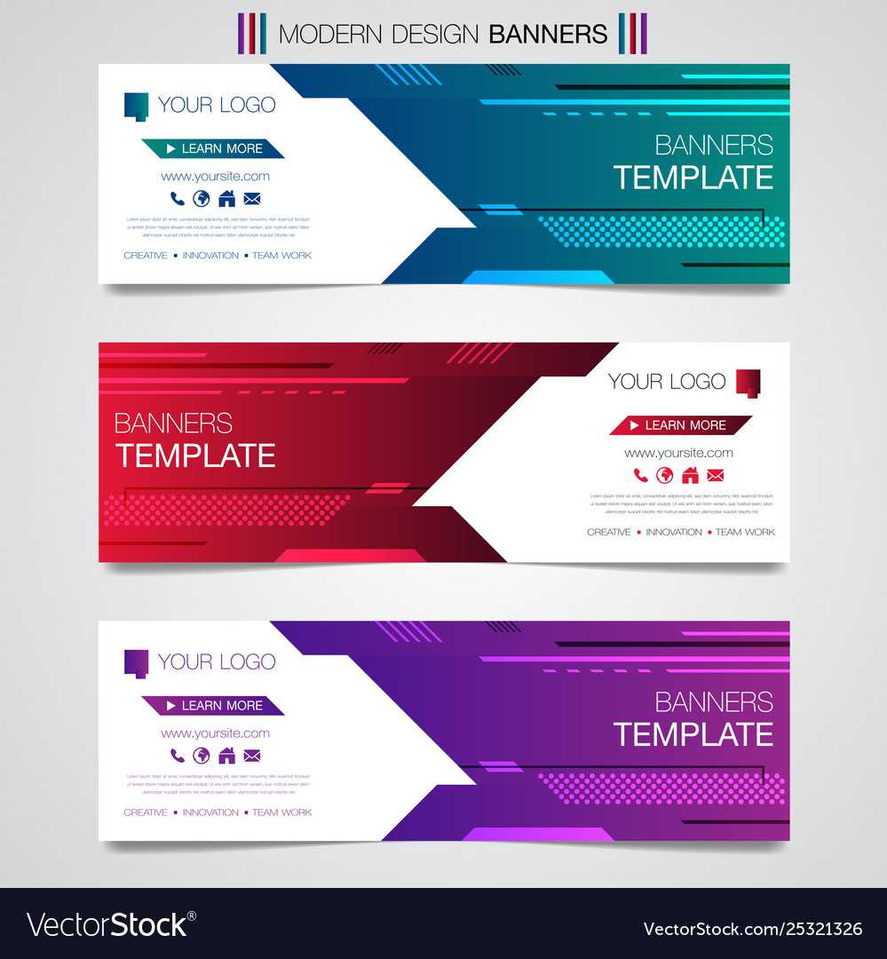 Printabstract Horizontal Business Banner Template Intended For Product Banner Template