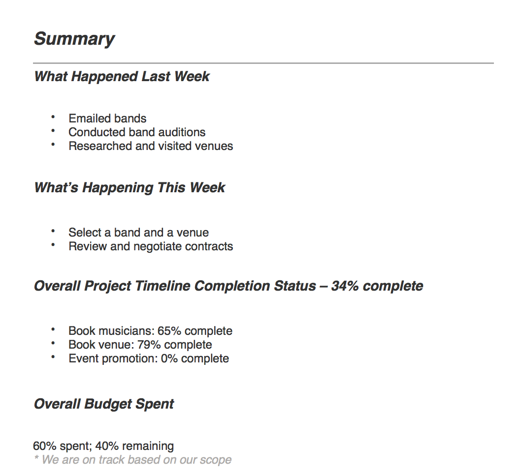 Project Report Example – Calep.midnightpig.co With Regard To Project Management Final Report Template