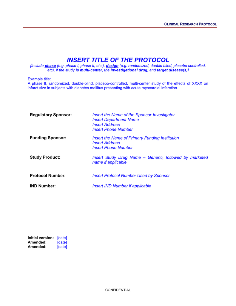 Protocol Template regarding Dsmb Report Template Protocol Template Regarding Dsmb Report Template