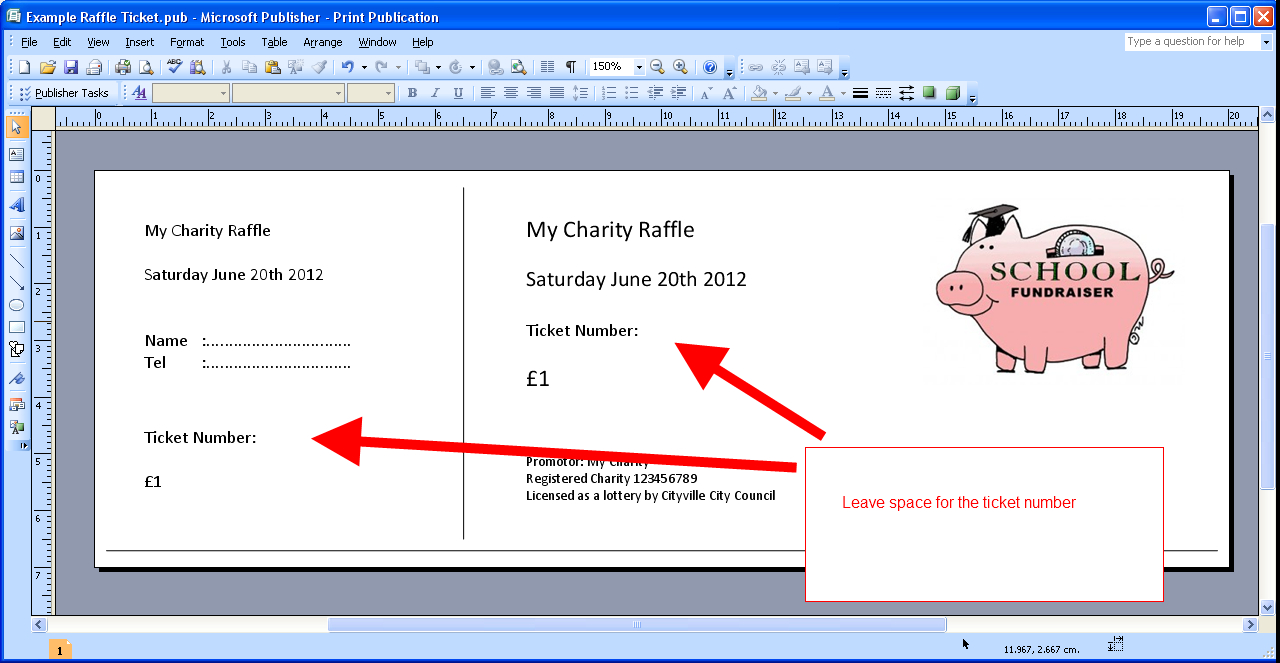 Raffle Ticket Template Excel – Falep.midnightpig.co Inside Free Raffle Ticket Template For Word