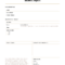 Red Incident Report Template With Template For Information Report
