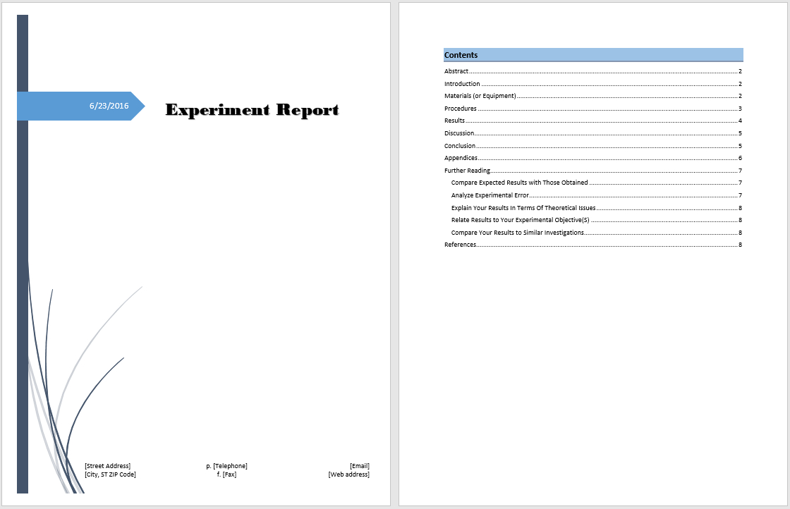 Report Template Word Free – Dalep.midnightpig.co Regarding Report Template Word 2013