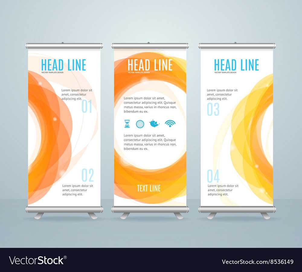 Roll Up Banner Stand Design Template Inside Retractable Banner Design Templates