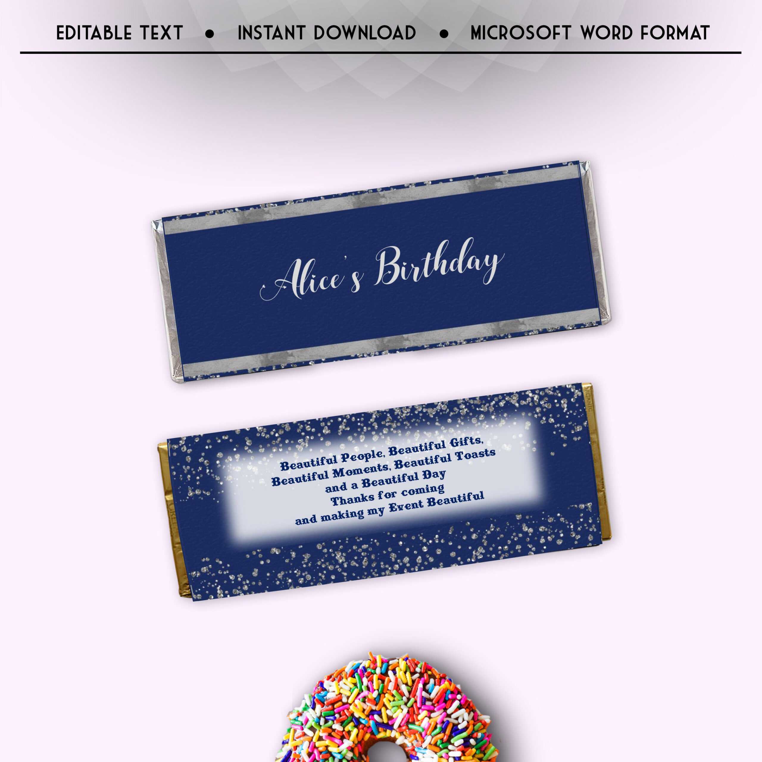 Royal Blue And Silver Candy Bar Wrapper Template, Editable Birthday Hershey Bar Wrapper, Candy Bar Wraps, Chocolate, Instant Download, Pr3 in Candy Bar Wrapper Template For Word Royal Blue And Silver Candy Bar Wrapper Template, Editable Birthday Hershey Bar Wrapper, Candy Bar Wraps, Chocolate, Instant Download, Pr3 In Candy Bar Wrapper Template For Word