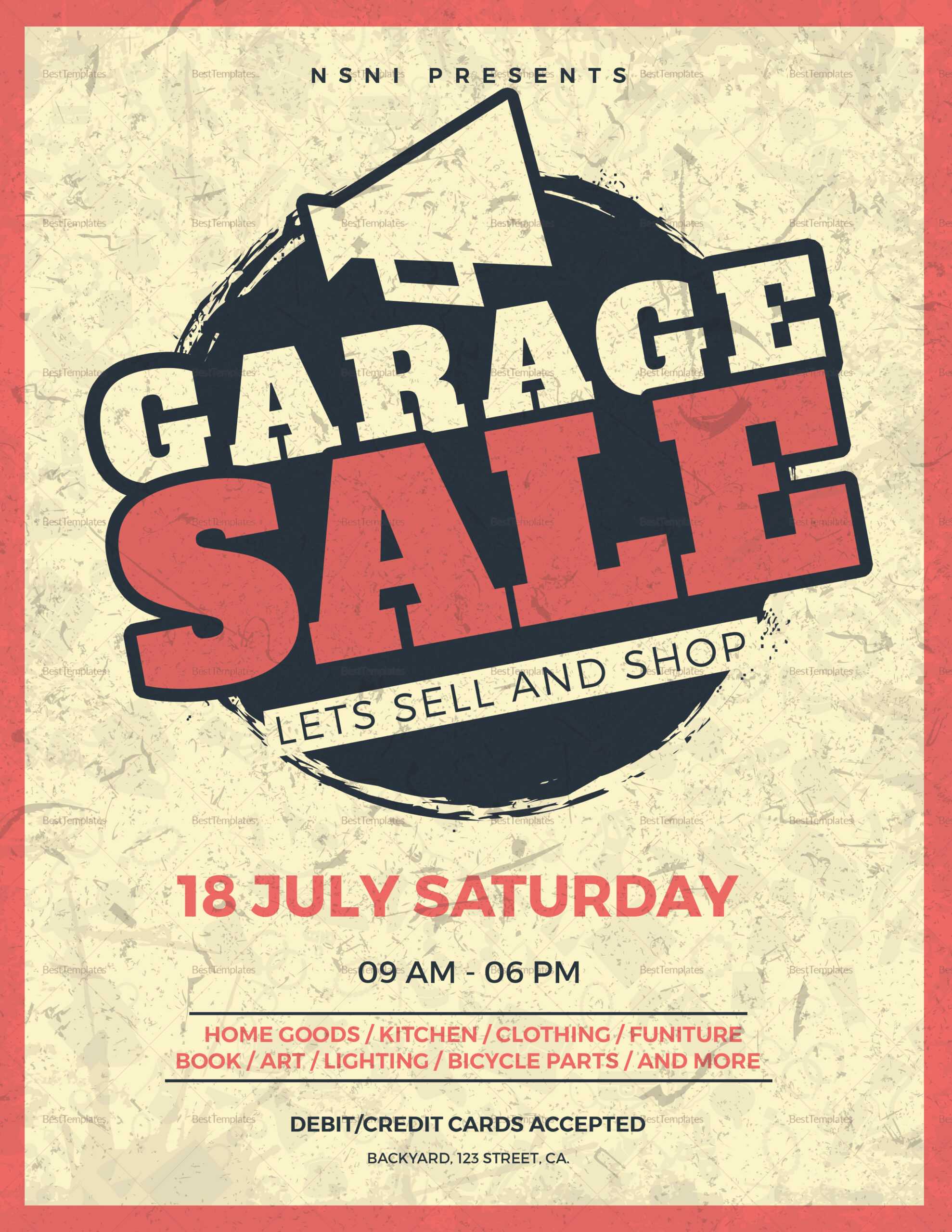 Sale Flyer - Calep.midnightpig.co with Garage Sale Flyer Template Word Sale Flyer – Calep.midnightpig.co With Garage Sale Flyer Template Word
