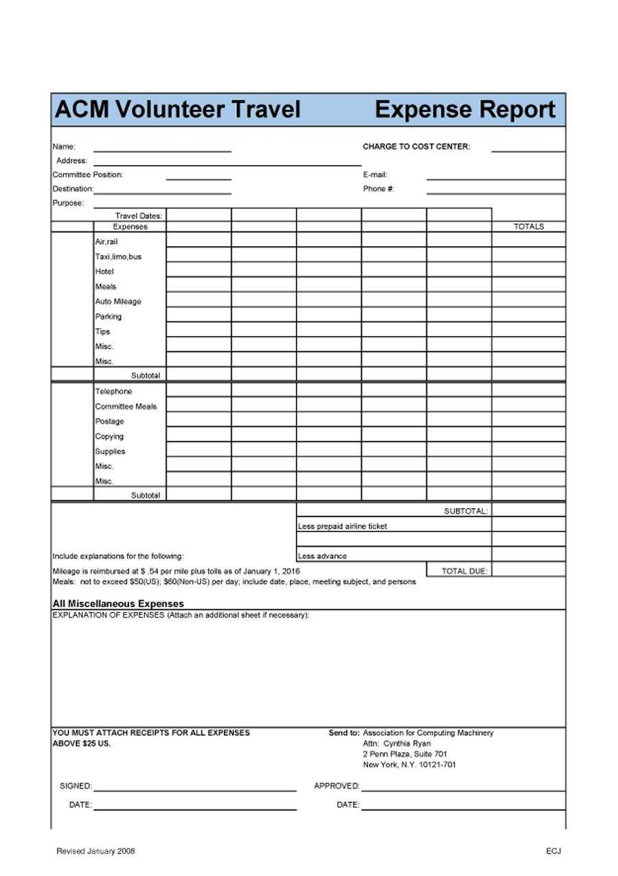 Sample Expense Report Form – Falep.midnightpig.co Within Gas Mileage Expense Report Template