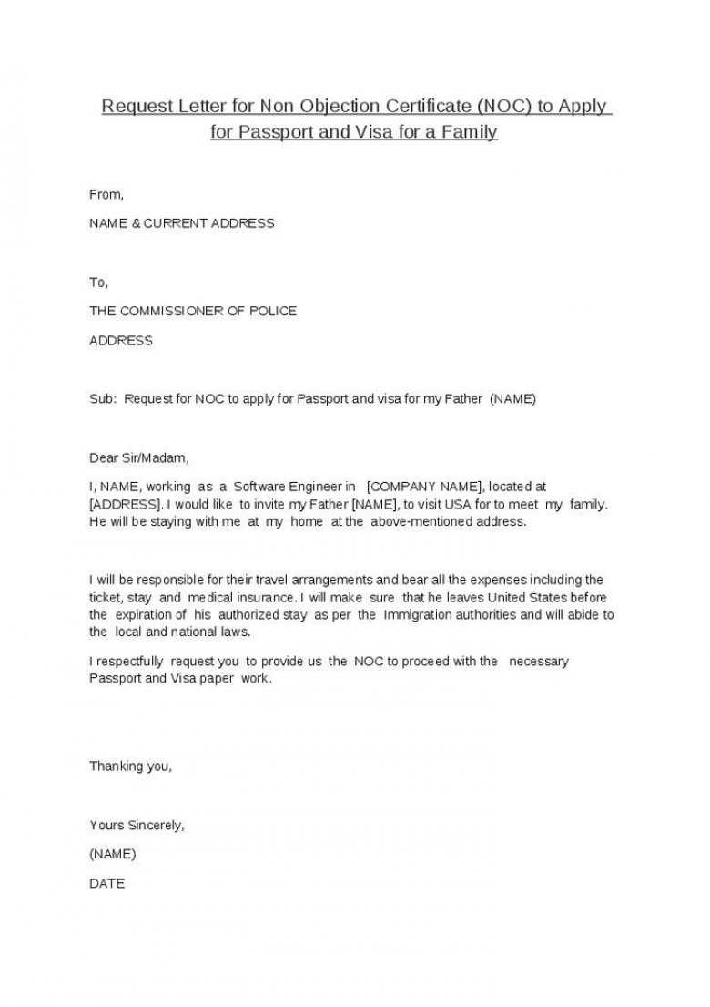 Sample Of Noc Letter From Company – Calep.midnightpig.co Intended For Noc Report Template