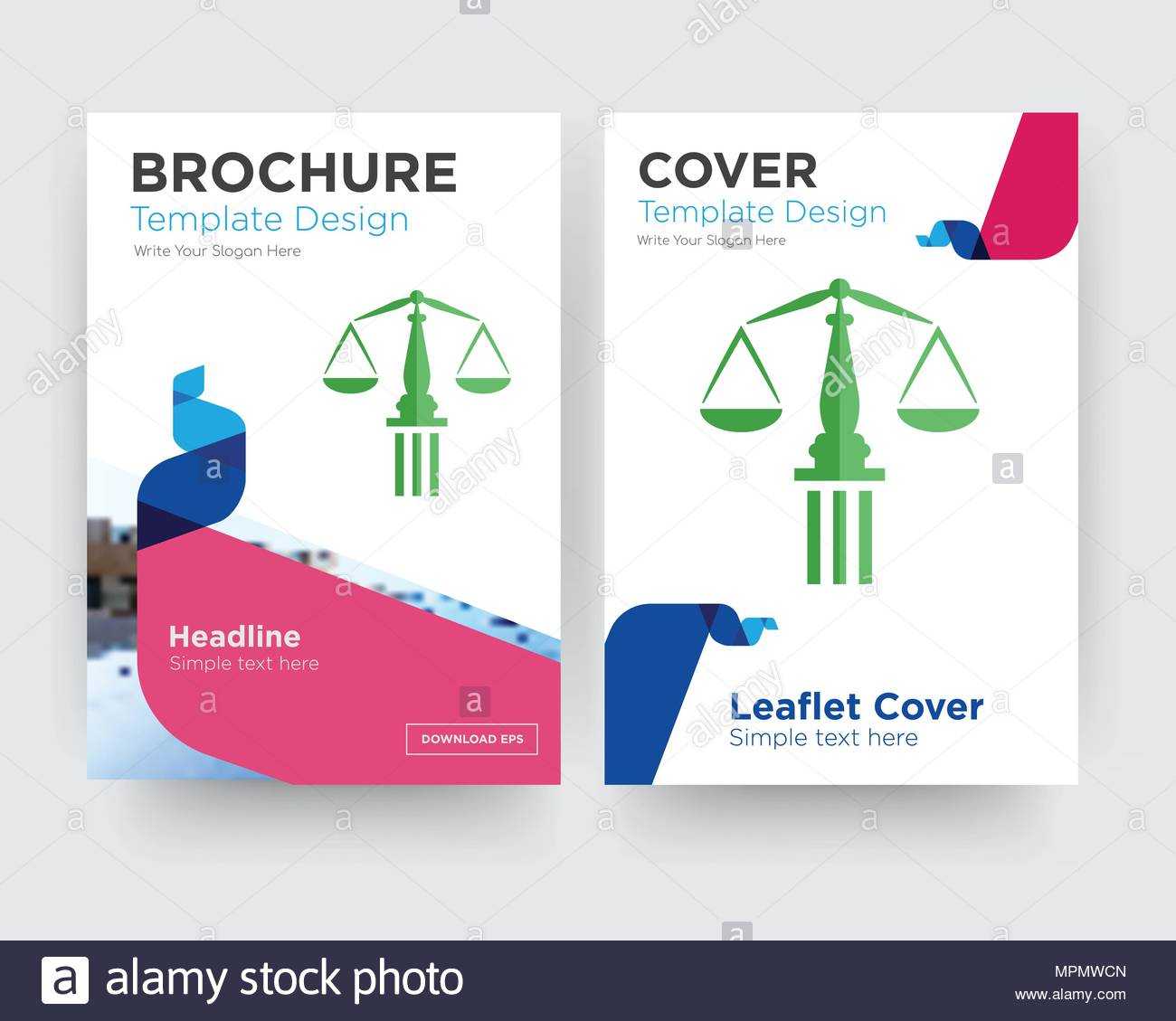 Scales Of Justice Brochure Flyer Design Template With Throughout Acquittal Report Template