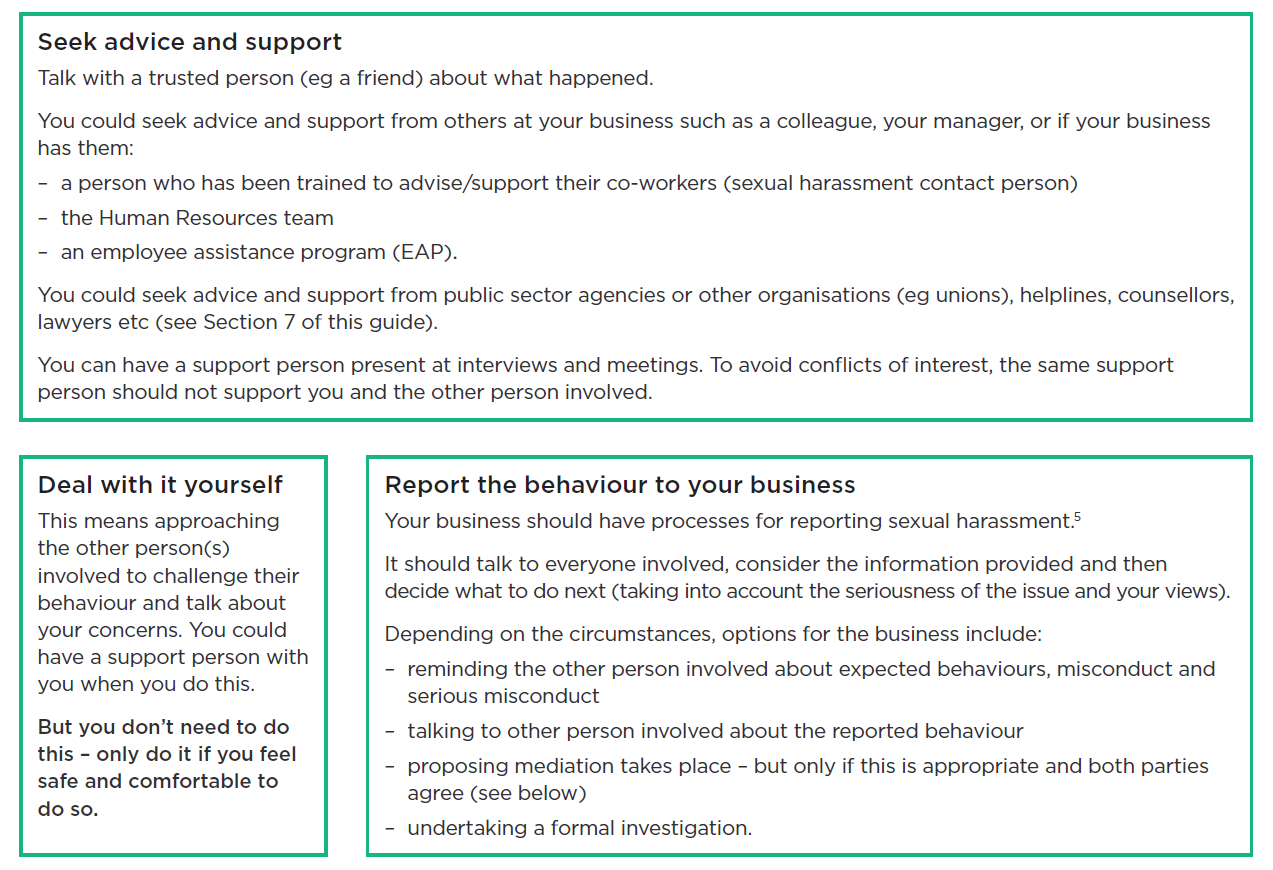Sexual Harassment - Advice For Workers | Worksafe regarding Sexual Harassment Investigation Report Template Sexual Harassment – Advice For Workers | Worksafe Regarding Sexual Harassment Investigation Report Template