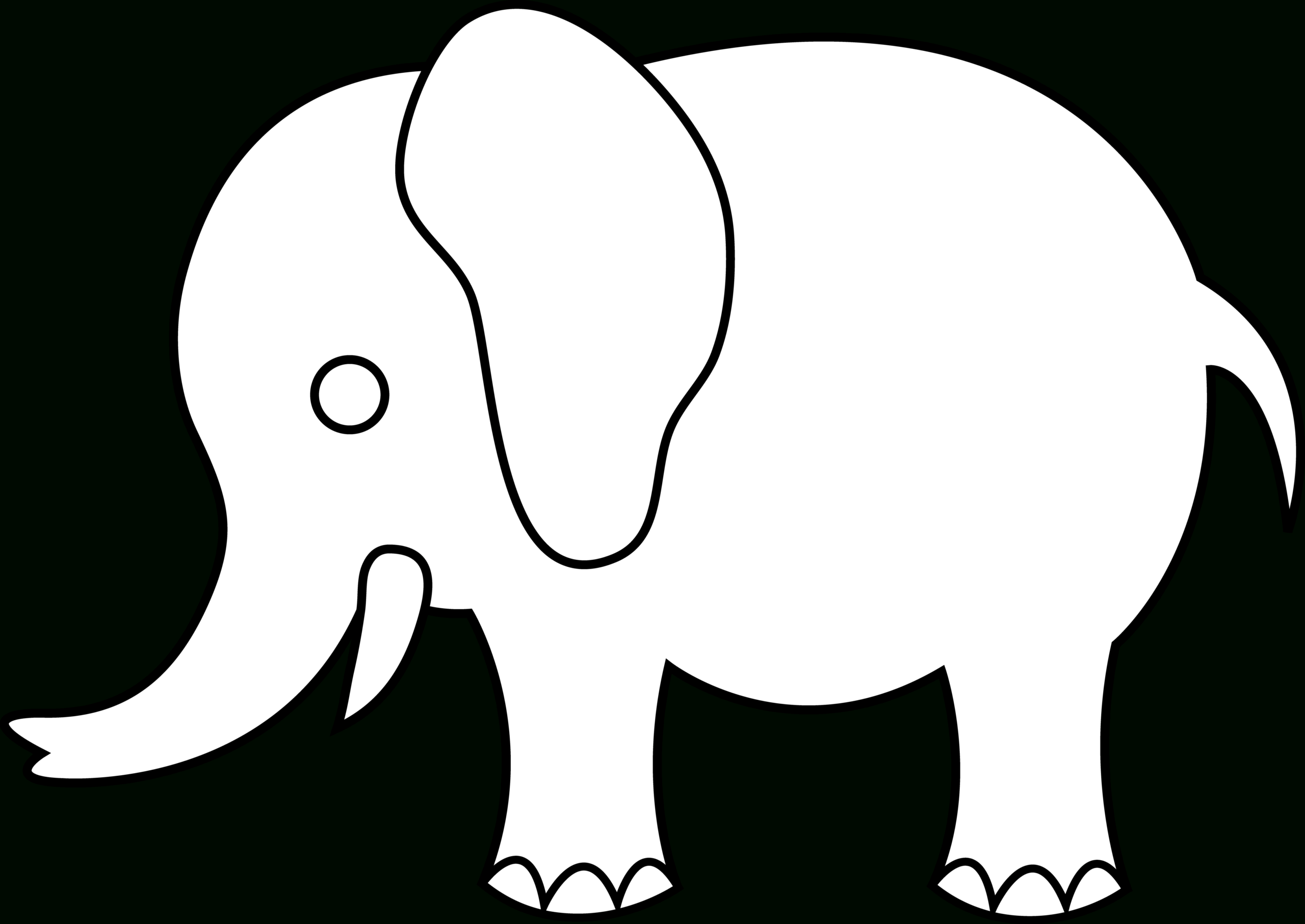 Shapes Clipart Elephant, Picture #1691753 Shapes Clipart Pertaining To Blank Elephant Template