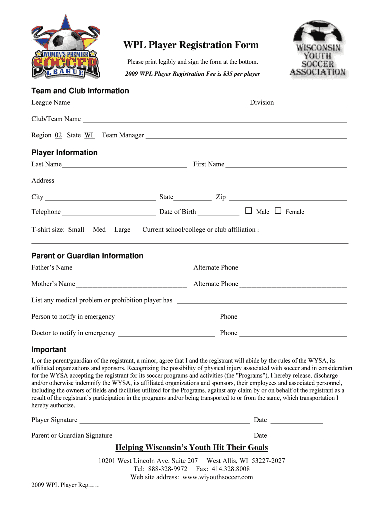 Soccer Registration Form Template - Fill Online, Printable throughout Camp Registration Form Template Word Soccer Registration Form Template – Fill Online, Printable Throughout Camp Registration Form Template Word