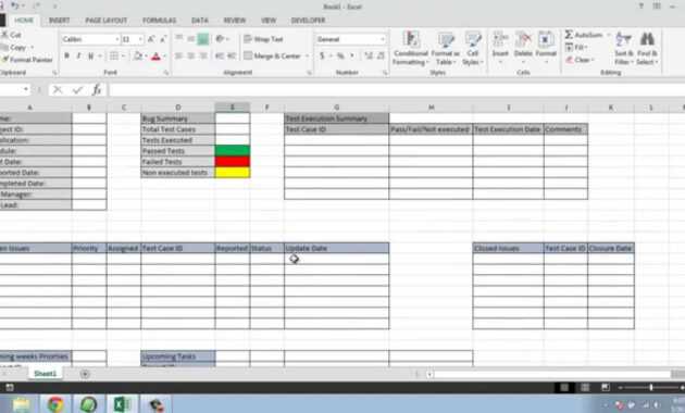 Software Testing Weekly Status Report Template inside Software Testing Weekly Status Report Template