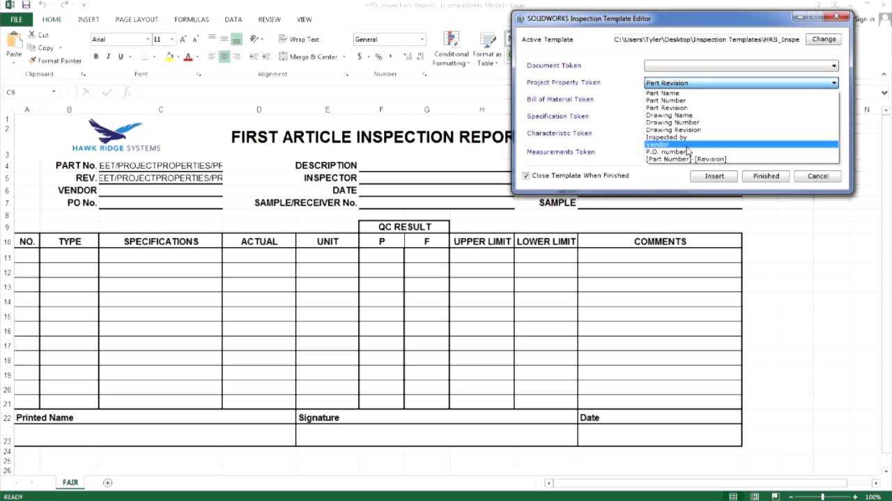 Solidworks Inspection – Creating A Custom Report Template [Pt. 1] Throughout Welding Inspection Report Template