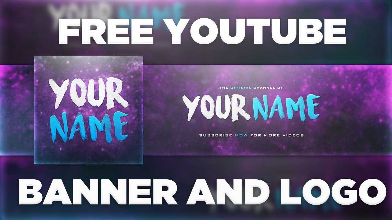 Space Youtube Banner Template + Logo (Photoshop Psd) | Free Download 2017 With Youtube Banners Template