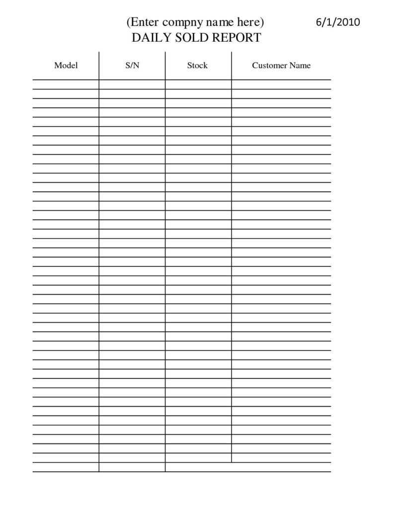 Spreadsheet Daily Es Report Template Free For Excel Download For Sales Call Report Template Free