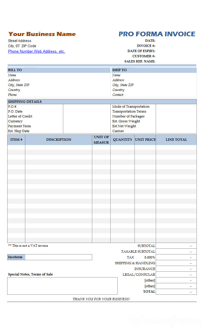 Spreadsheet Pro Forma Commercial Real Estate Template Excel Inside Free Proforma Invoice Template Word
