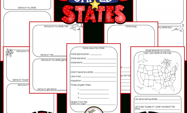 State Report Research Project Made Easy! | Teaching With Nancy throughout State Report Template