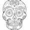 Sugar Skull Drawing Template At Paintingvalley | Explore regarding Blank Sugar Skull Template
