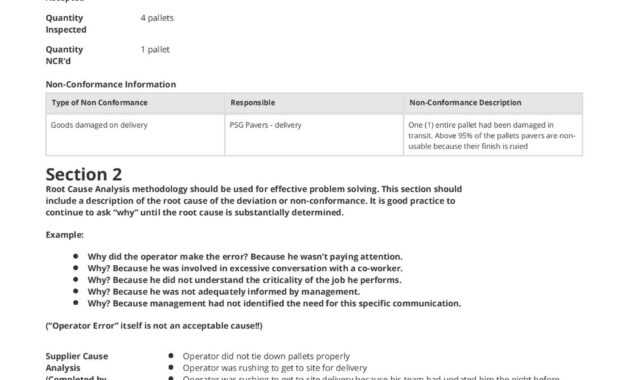 Supplier Corrective Action Report Template: Improve Your inside Corrective Action Report Template