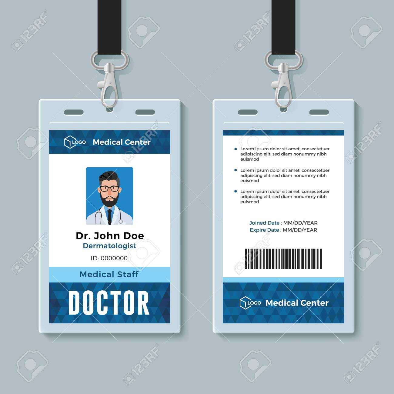 Template For Id Badge – Calep.midnightpig.co Inside Id Badge Template Word