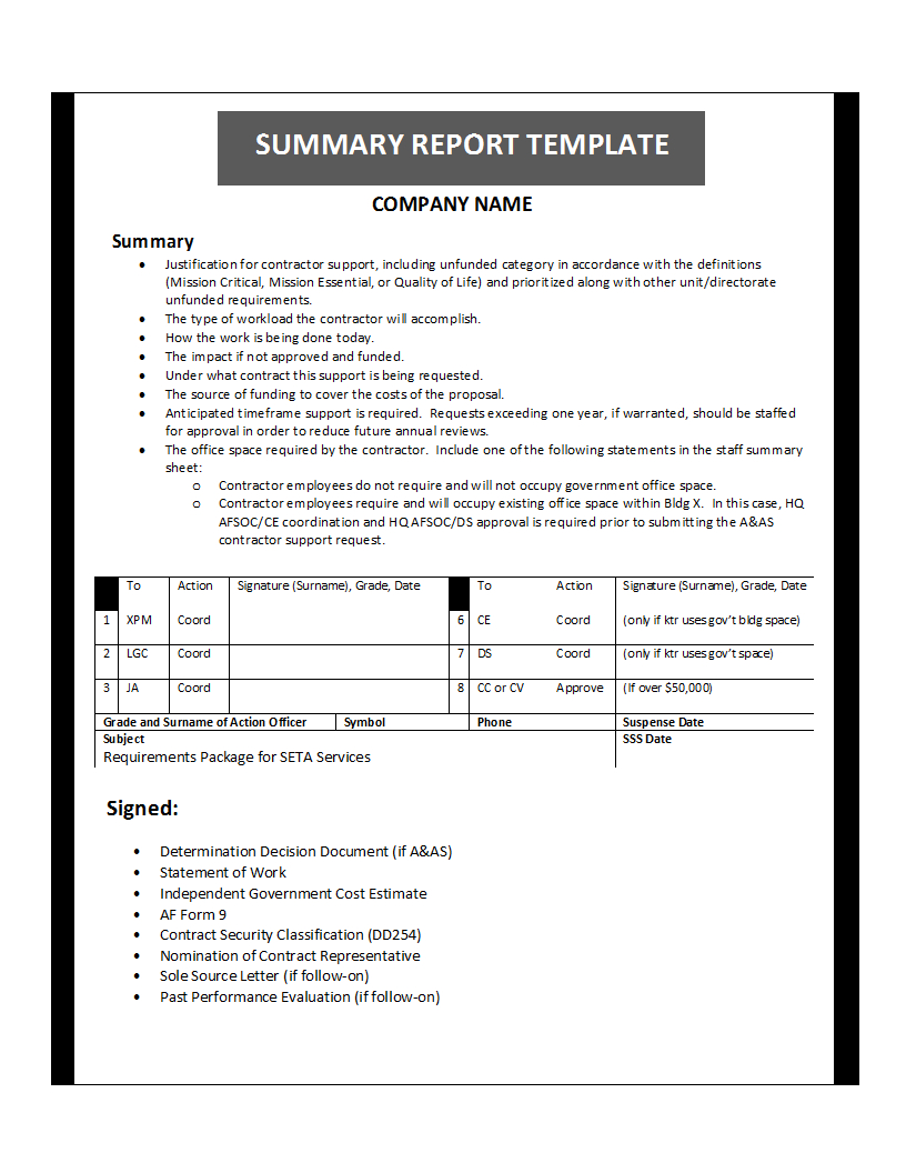 Template For Summary Report – Calep.midnightpig.co Intended For Incident Summary Report Template