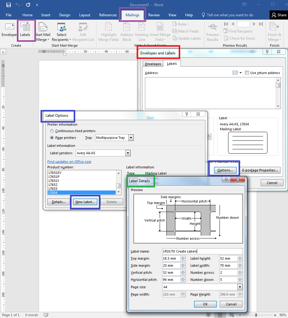 Template Tuesday: How To? – How To Make Label Templates Inside Button Template For Word