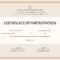 Templates For Certificates Of Participation – Calep Pertaining To Certificate Of Participation Template Word