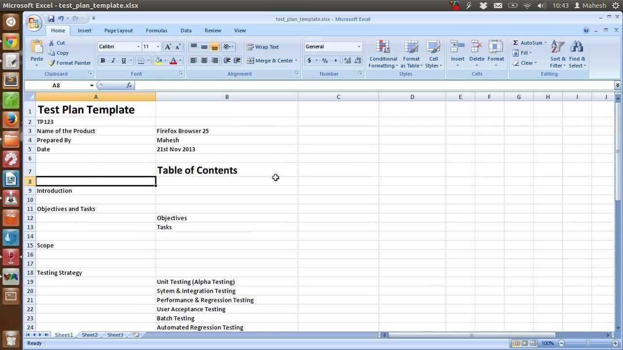 Test Plan Template Excel – Dalep.midnightpig.co With Software Test Plan Template Word