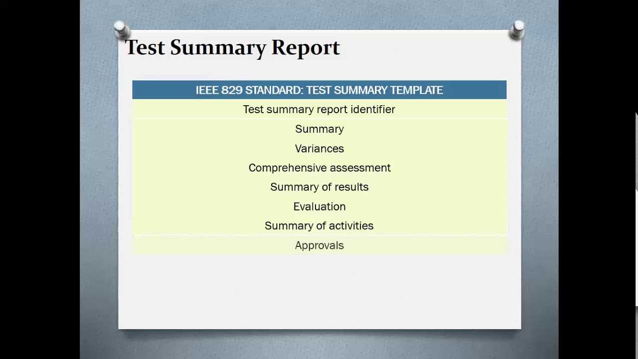 Test Summary Reports | Qa Platforms Regarding Test Result Report Template
