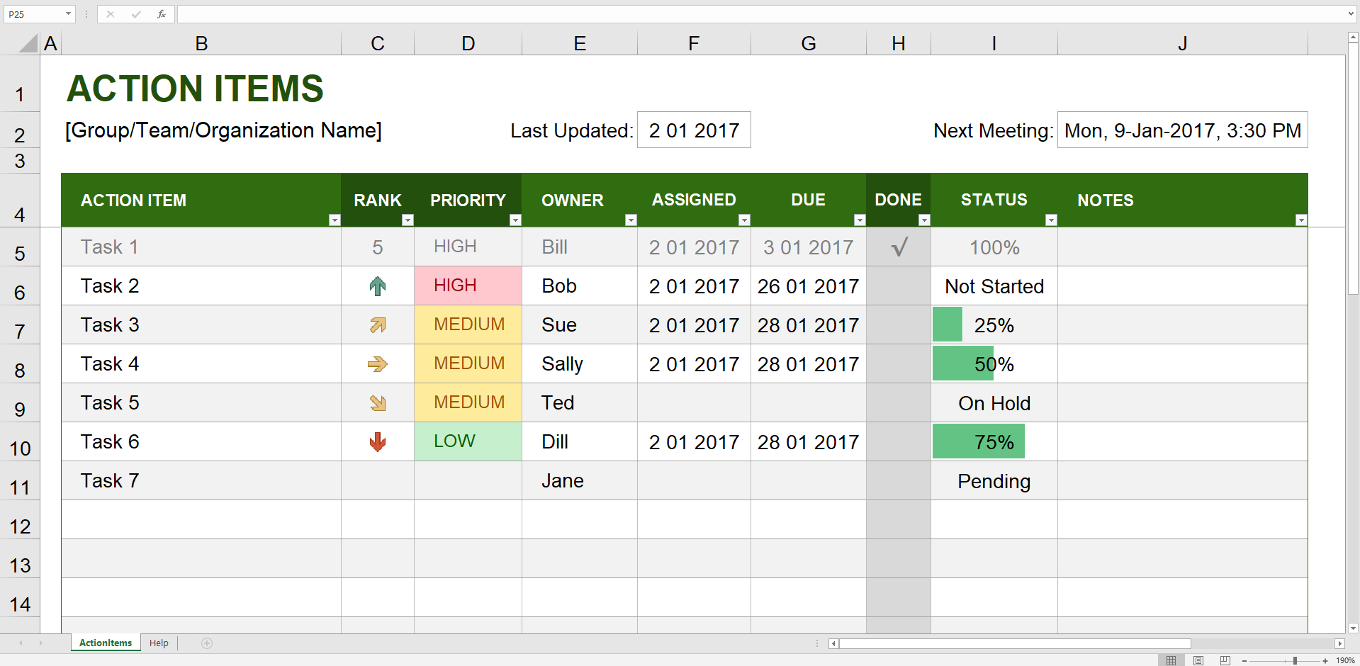 The 7 Best Project Management Templates For Excel (2019) Within Project Status Report Template Excel Download Filetype Xls