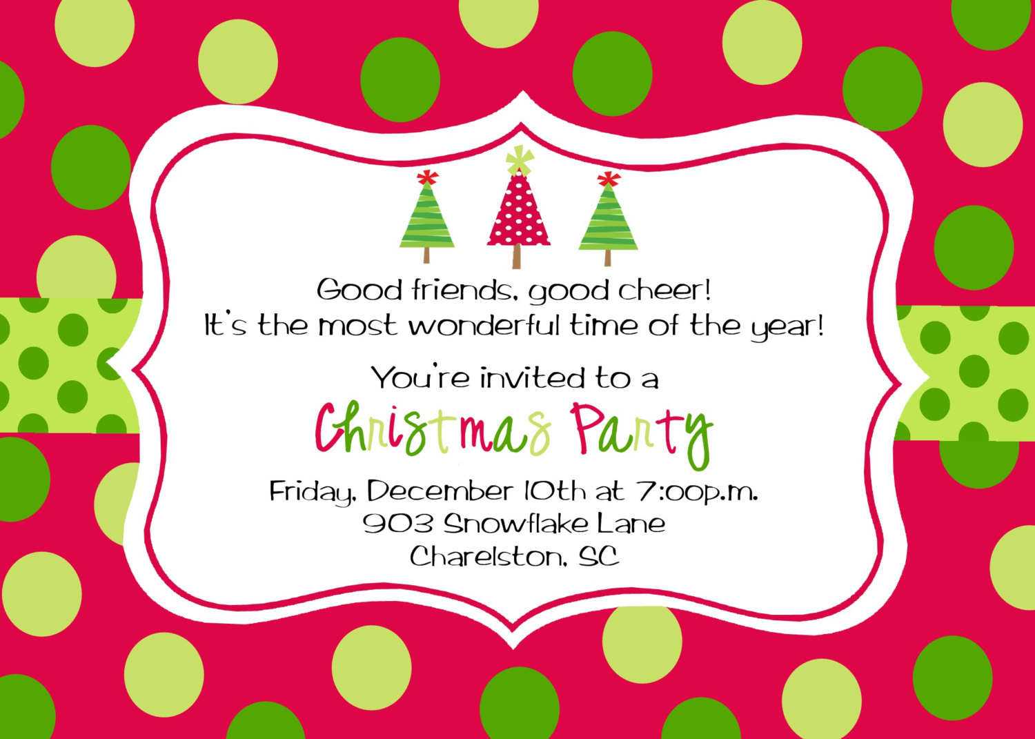 Ticket Invitation Templates] – 20 Images – 7 Promise To Pay Inside Free Christmas Invitation Templates For Word