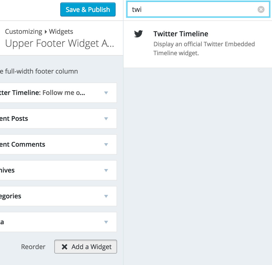 Twitter Timeline Widget – Support In Blank Twitter Profile Template