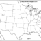 Us States Blank Map (48 States) With Regard To United States Map Template Blank