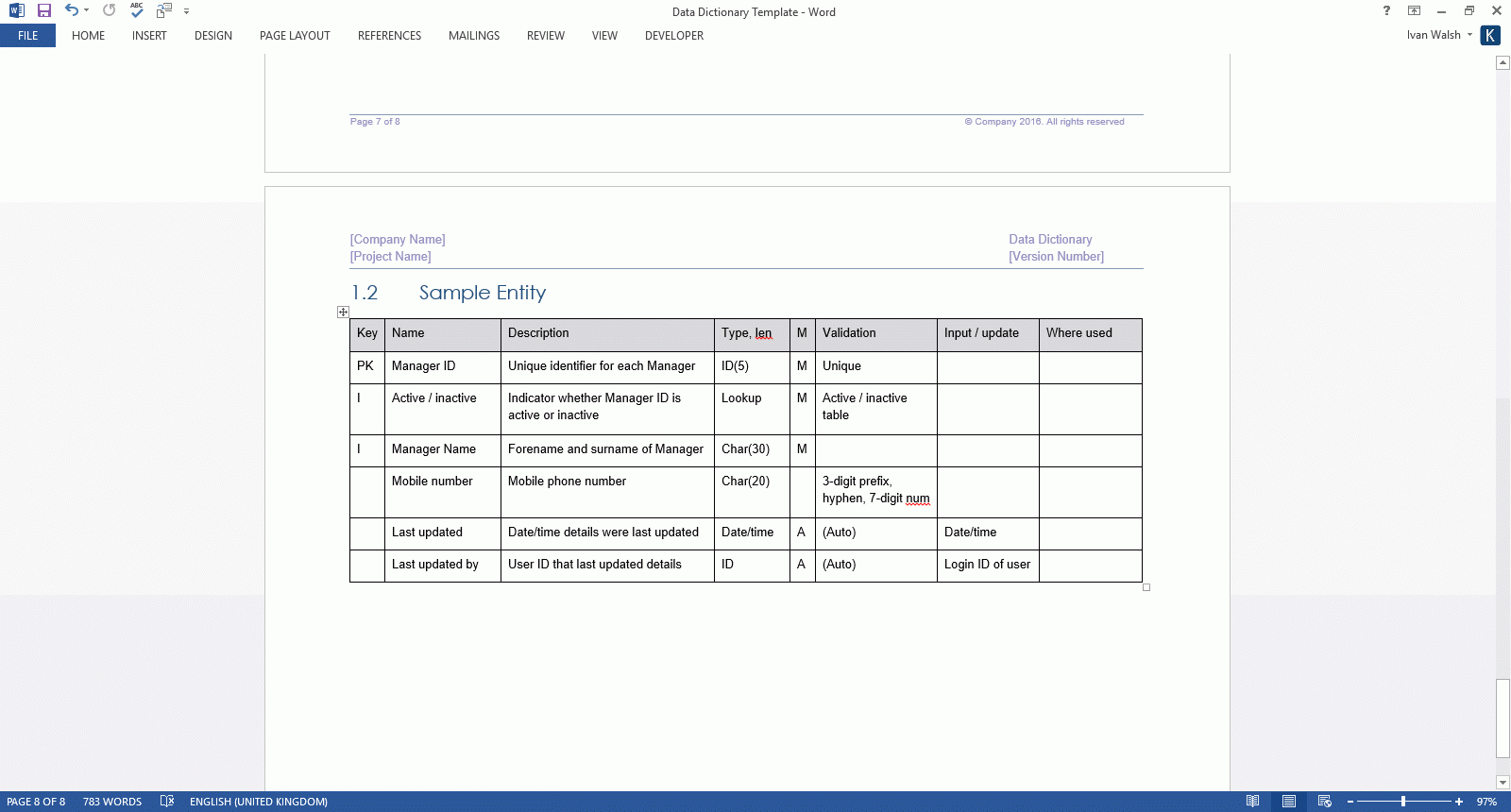 Use Case Template (Ms Word+Visio) | Templates, Forms In Business Rules Template Word
