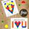 Valentine's Pattern Block Mats – Playdough To Plato Pertaining To Blank Pattern Block Templates