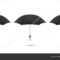 Vector 3D Realistic Render Black Blank Umbrella Icon Set Within Blank Umbrella Template