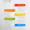 Vector Infographic Timeline Report Template With Icons And Rounded Labels With Rma Report Template