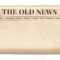 Vintage Newspaper Template. Folded Cover Page Of A News Magazine Inside Blank Old Newspaper Template