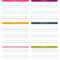 Weekly Cleaning Template – Dalep.midnightpig.co In Blank Cleaning Schedule Template