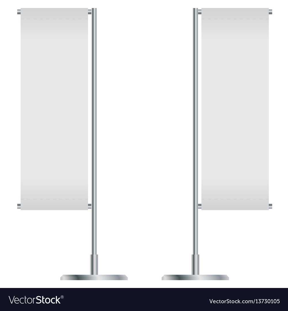 White Outdoor Set Of Banner Flags Template Inside Outdoor Banner Template